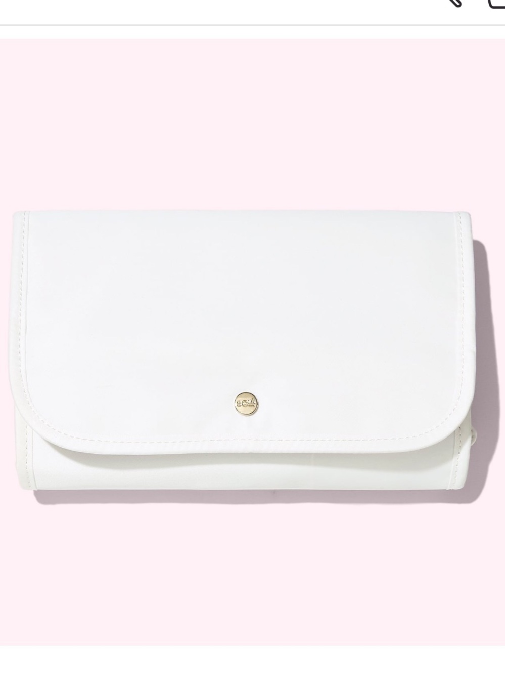 Stoney Clover Lane White Blanc Jewelry Roll